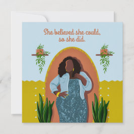 Grattisar Black Woman som hon trodde kunde