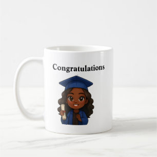 Grattisar Blue Cap & Gown Mugg