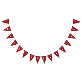 Grattisar Classic Nautical Anchor Rand Vimplar