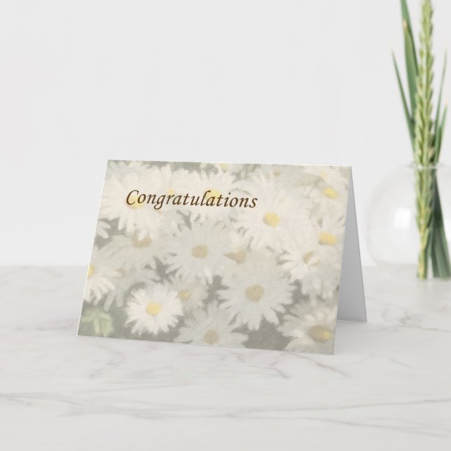 Grattisar - Daises Card Kort (Framsida)