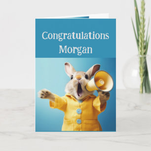 Grattisar du gjorde det, stolt över dig kort