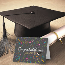 Grattisar du gjorde det Studenten