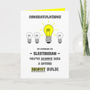 Grattisar Electrician, Future är Bright Kort