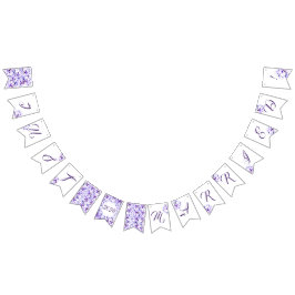 Grattisar Elegant Violet Vimplar