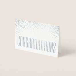 Grattisar - enkel modern, minimalistisk, mappad folierat kort