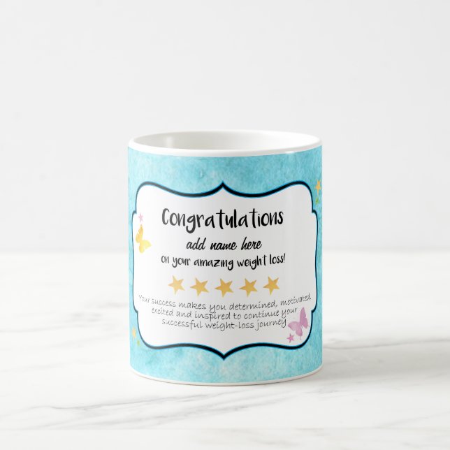 Grattisar Fantastisk matviktsförlust Kaffemugg (Center)