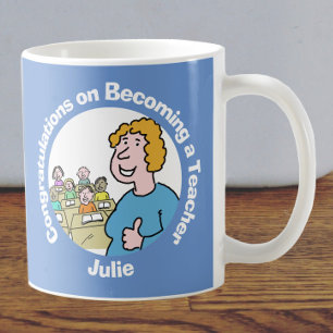 Grattisar Female Lärare Kaffemugg