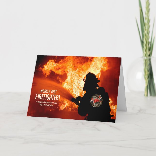 Grattisar Firefighter Pension Kort (Framsida)