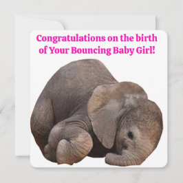 Grattisar Flicka födelsekort Inbjudningar