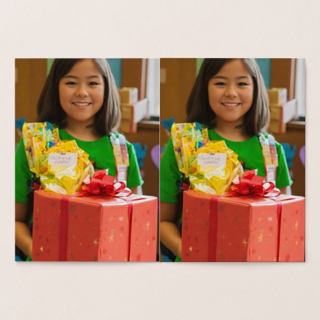 Grattisar Folierat Kort (Insida)