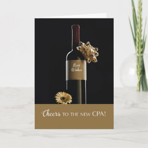 Grattisar för att bli en CPA Kort