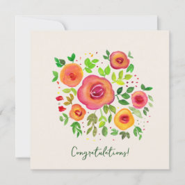 Grattisar för Bright Flowers Blommigt Bouquet