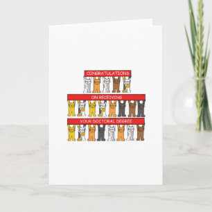 Grattisar för doktorsgrad kort