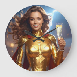 Grattisar för födelsedag eller årsdag stor klocka