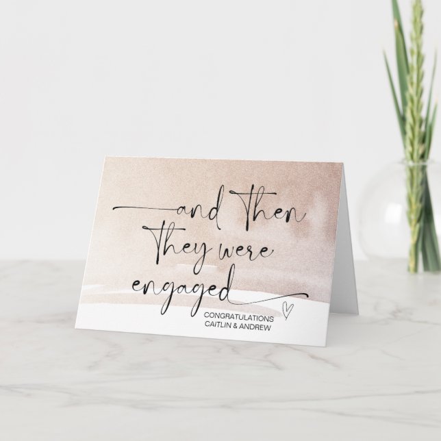 Grattisar för förlovning av grov- och groombilar kort (Framsida)