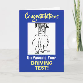 Grattisar för körprov kort