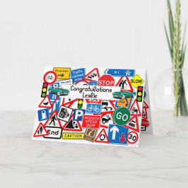 Grattisar för körprov med godkänt resultat kort