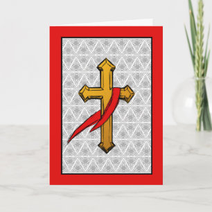 Grattisar för Ordination as Deacon, Red Stole Kort