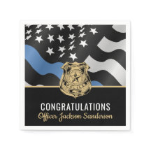 Grattisar för polisens blå linje Pension Party