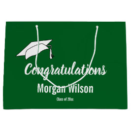 Grattisar för Student Mörk grönt och vit