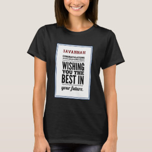 Grattisar för uppnående av resultat t shirt
