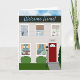 Grattisar för uppvärmning av nya hus kort