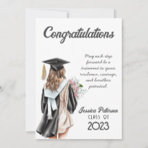 Grattisar för Watercolor Blommigt Blond Girl