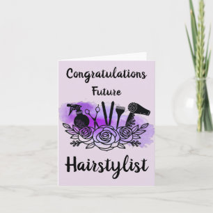 Grattisar framtida haistylist kort