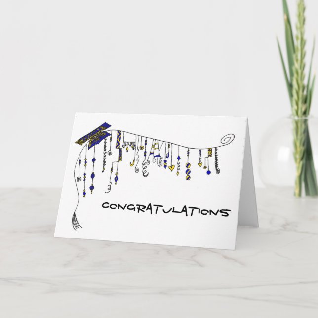 Grattisar - hälsningskort kort (Framsida)