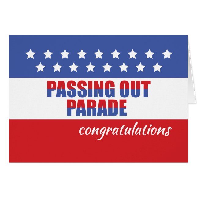 Grattisar i Parad, Studenten Hälsningskort (Framsidan Horizontal)