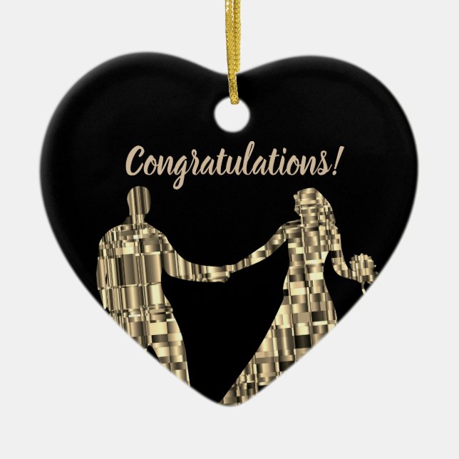 Grattisar Julgransprydnad Keramik (Framsidan)