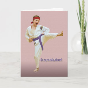 Grattisar, Karate Bälte Advanced, Lila Kort
