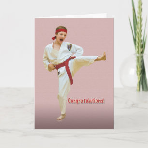 Grattisar, Karate Bälte Advanced, Red Kort