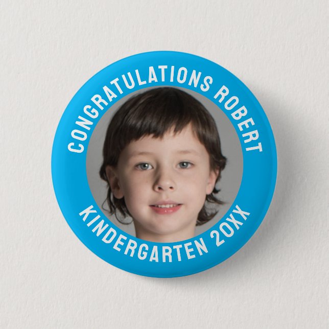 Grattisar Kindergarten Student Photo Knapp (Framsida)