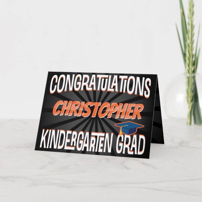Grattisar Kindergarten Studenten Kort (Framsida)