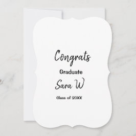 Grattisar, klass för tilläggsår till namn-skolprot kort