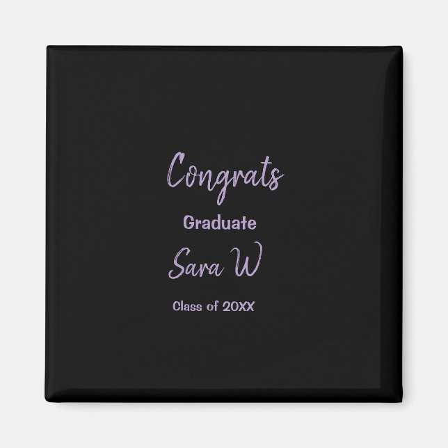 Grattisar, klass för tilläggsår till namn-skolprot magnet (Framsidan)