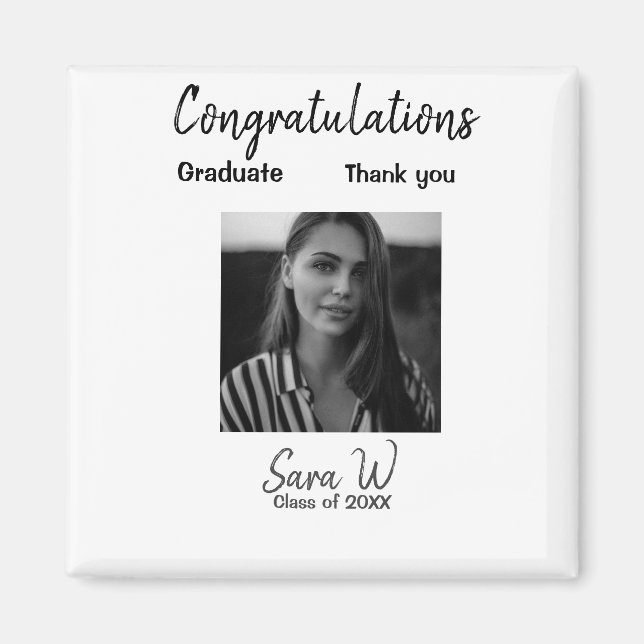 Grattisar, klass för tilläggsår till namn-skolprot magnet (Framsidan)