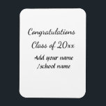 Grattisar, klass för tilläggsår till namn-skolprot magnet<br><div class="desc">utformning</div>