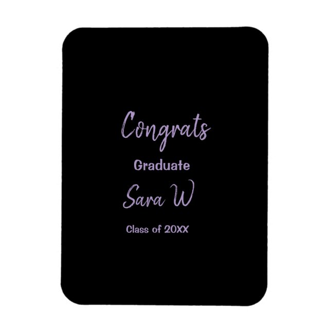 Grattisar, klass för tilläggsår till namn-skolprot magnet (Vertikal)