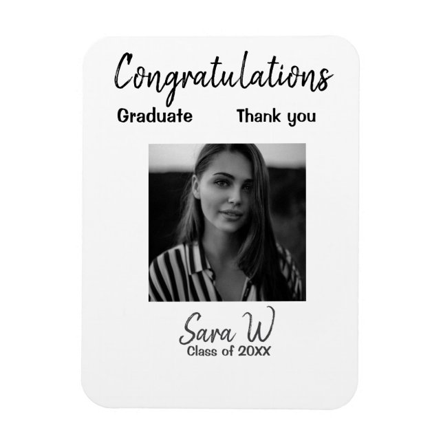 Grattisar, klass för tilläggsår till namn-skolprot magnet (Vertikal)