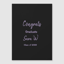 Grattisar, klass för tilläggsår till namn-skolprot magnetisk inbjudningskort