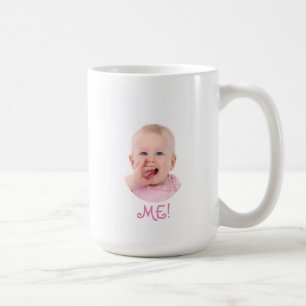Grattisar Mamma Nyfödd bebis fotomall Kaffemugg
