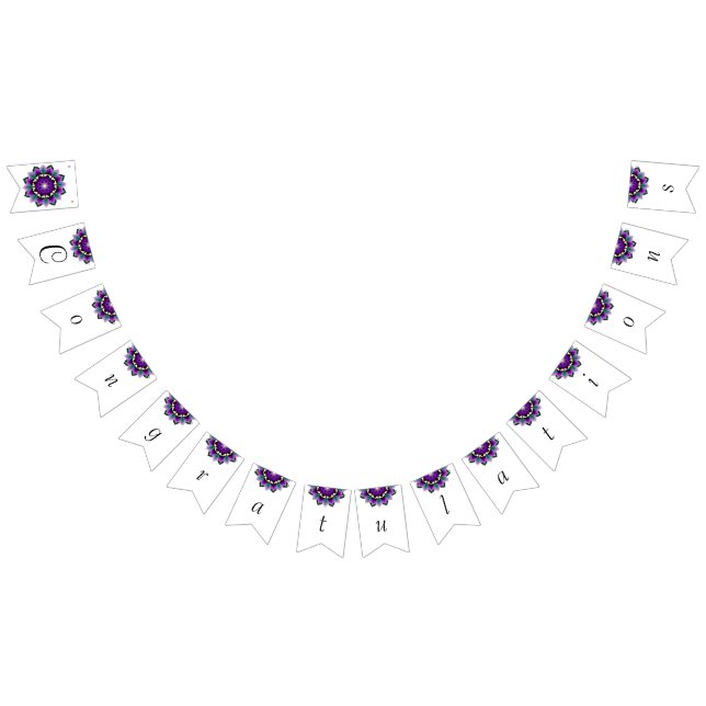 Grattisar Mandala i lila Vimplar (Alla)