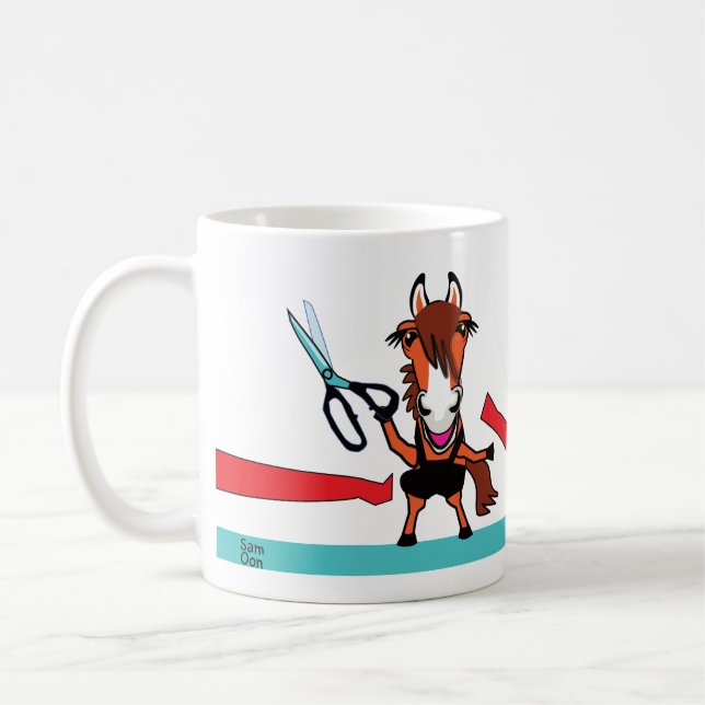 Grattisar med banbrytande design för kaffe mugg (Vänster)