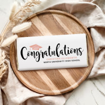 Grattisar Modern Ro Guld Anpassningsbar Studenten