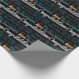 Grattisar Modern typografi Presentpapper