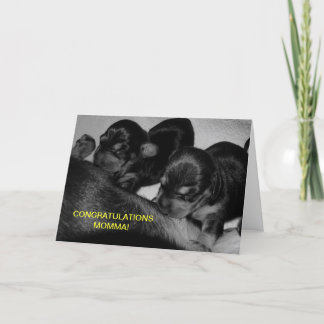 GRATTISAR MOMMA! KORT