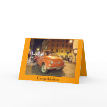 Grattisar när du klarar testet Fiat