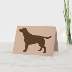 Grattisar New Chocolate Labrador Retriever Kort